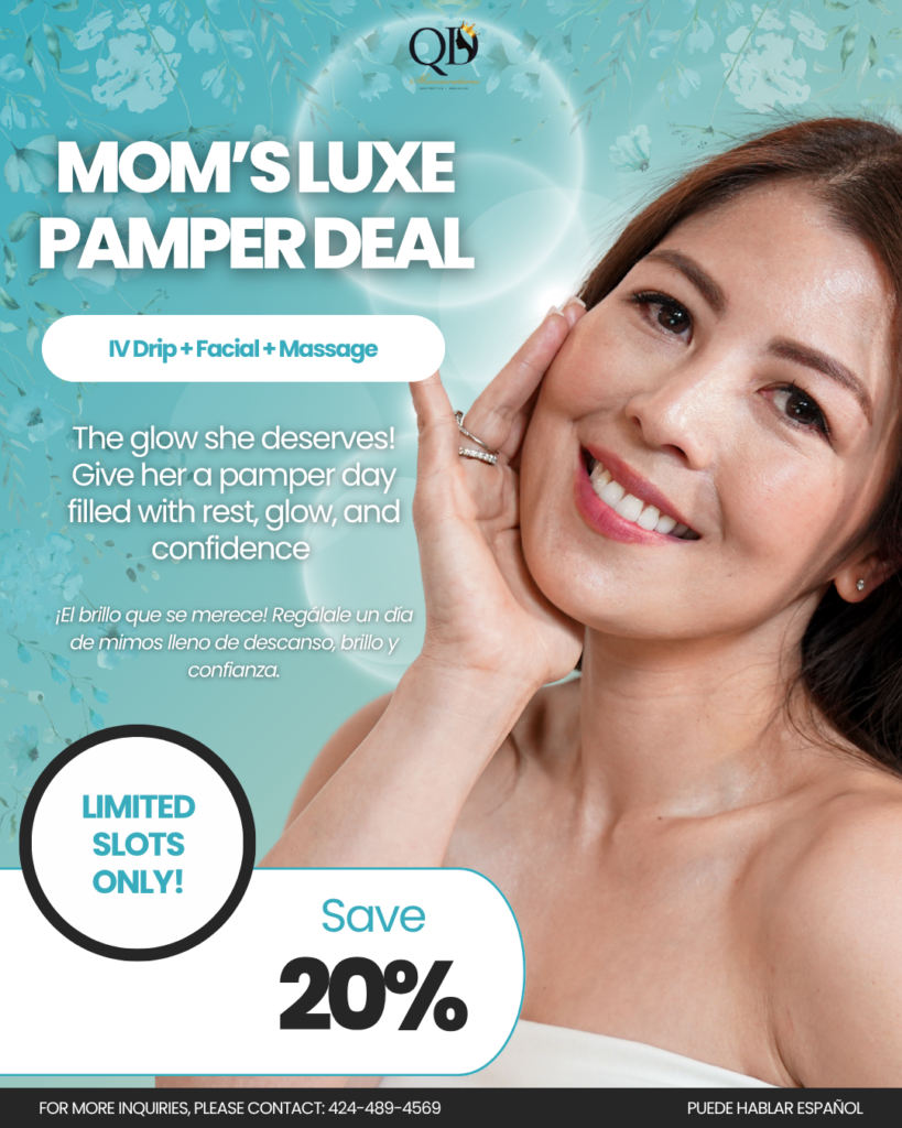 IV Drip + Facial + Massage Mother's Day Package South Bay