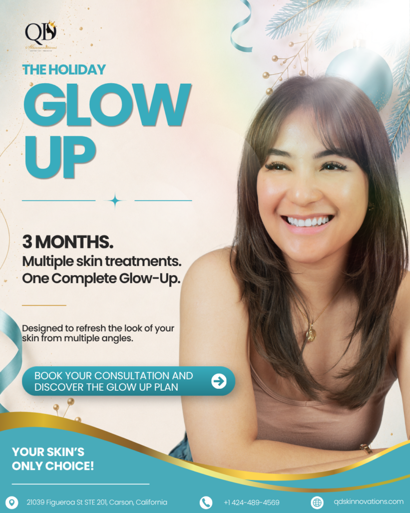 Holiday Glow Up Plan at QD Skinnovations in Carson, California